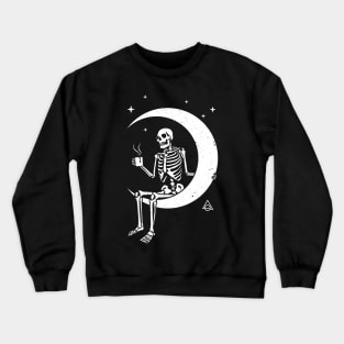 Coffee on the moon Crewneck Sweatshirt